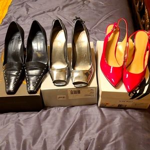 10M High Heels Variety Paolo, Jessica Simpson (JS),  Enzo, Nine West